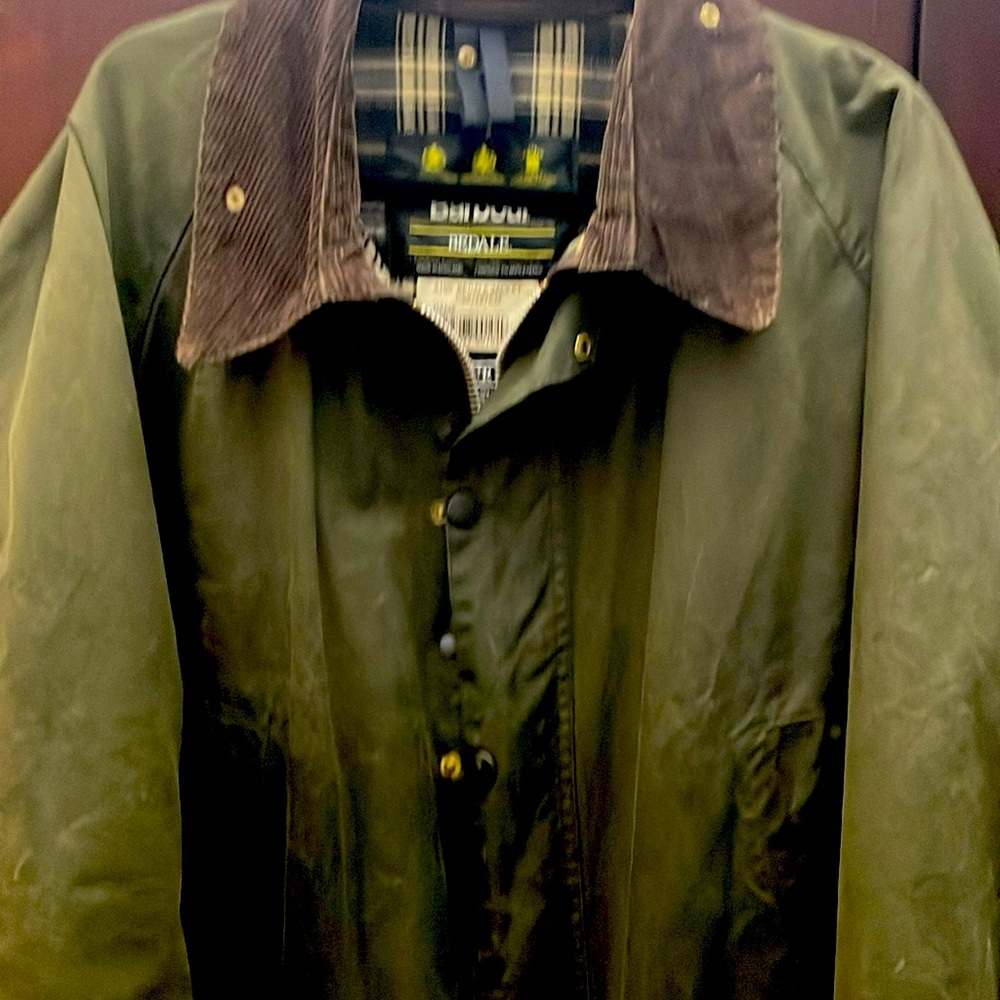 Barbour Bedale waxed jacket in green